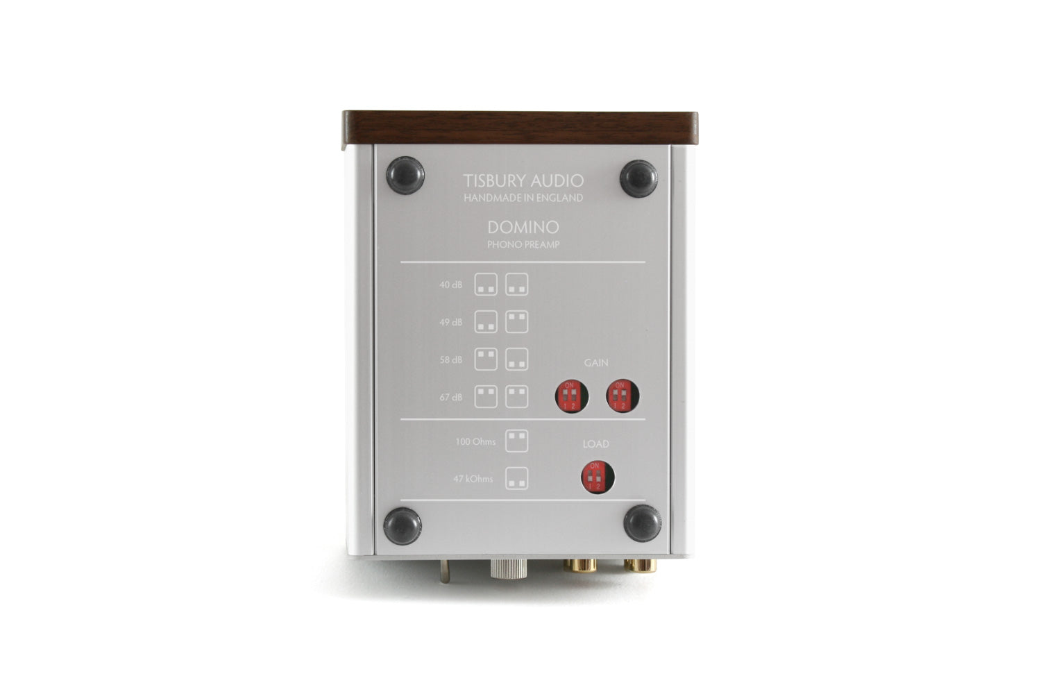 Domino Phono Preamp Bottom Switches